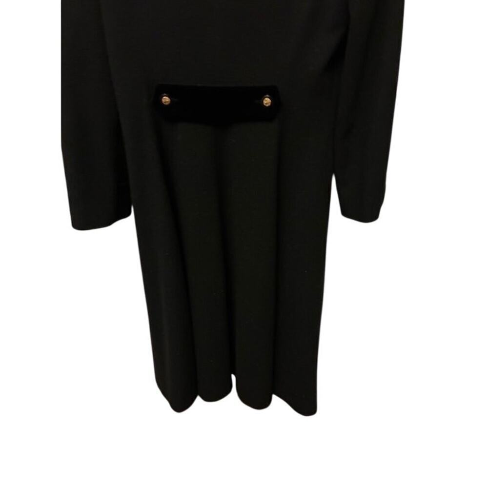 Preston & York 100% Wool Women’s Coat, Size 4 Velvet Collar & Cuffs Old Money - Picture 6 of 8